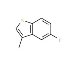 5-Fluoro-3-methylbenzo[b]thiophene (CAS 17514-63-5) - chemical structure image