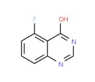 5-Fluoro-4-hydroxyquinazoline (CAS 436-72-6) - chemical structure image