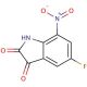 5-fluoro-7-nitro-1H-indole-2,3-dione - chemical structure image