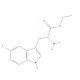 5-Fluoro-DL-tryptophan ethyl ester (CAS 154170-01-1) - chemical structure image