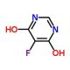 5-Fluoro-pyrimidine-4,6-diol (CAS 106615-61-6) - chemical structure image