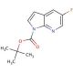 5-Fluoro-pyrrolo[2,3-b]pyridine-1-carboxylic acidtert-butyl ester (CAS 928653-77-4) - chemical structure image