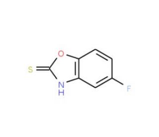 5-Fluorobenzoxazole-2-thiol (CAS 13451-78-0) - chemical structure image