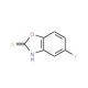 5-Fluorobenzoxazole-2-thiol (CAS 13451-78-0) - chemical structure image