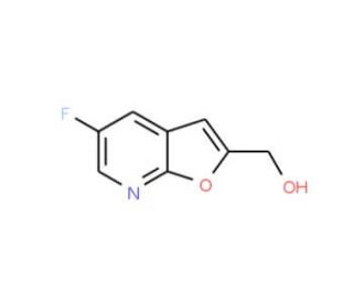 (5-Fluorofuro[2,3-b]pyridin-2-yl)methanol (CAS 1186310-91-7) - chemical structure image