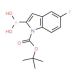 5-Fluoroindole-2-boronic acid, N-BOC protected (CAS 352359-23-0) - chemical structure image