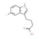 5-Fluoroindole-3-butyric acid (CAS 319-72-2) - chemical structure image
