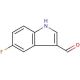 5-Fluoroindole-3-carboxaldehyde (CAS 2338-71-8) - chemical structure image