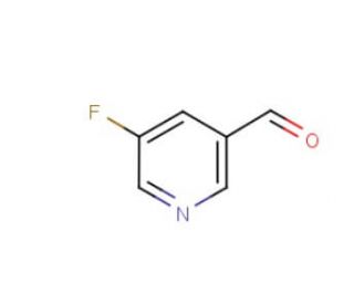 5-Fluoronicotinaldehyde (CAS 39891-04-8) - chemical structure image