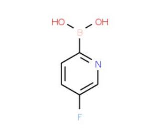 5-Fluoropyridine-2-boronic acid (CAS 946002-10-4) - chemical structure image