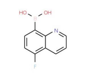 5-Fluoroquinoline-8-boronic acid (CAS 1072951-45-1) - chemical structure image