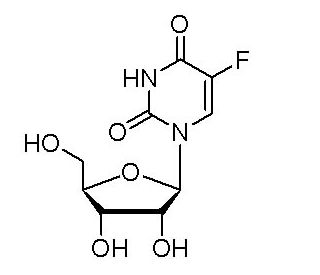 5-Fluorouridine (CAS 316-46-1) - chemical structure image