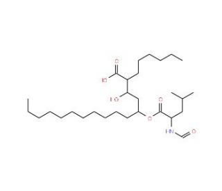 5-(Formamido-4-methylpentanoyloxy)-2-hexyl-3-hydroxyhexadecanoic Acid-d3 - chemical structure image