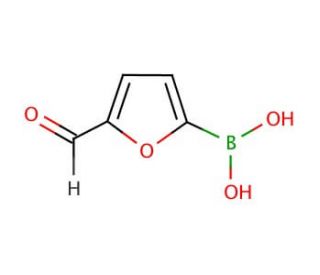 5-Formyl-2-furanylboronic acid (CAS 27329-70-0) - chemical structure image