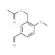 5-Formyl-2-methoxybenzyl acetate - chemical structure image