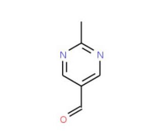5-Formyl-2-methylpyrimidine (CAS 90905-33-2) - chemical structure image