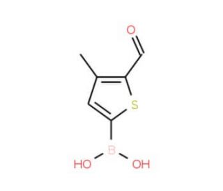 5-Formyl-4-methylthiophene-2-boronic acid (CAS 352530-25-7) - chemical structure image