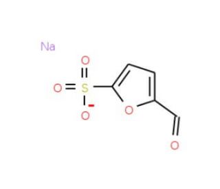 5-Formylfuran-2-sulfonic acid sodium salt (CAS 31795-44-5) - chemical structure image