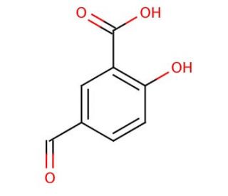 5-Formylsalicylic acid (CAS 616-76-2) - chemical structure image