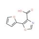 5-Fur-2-yl-1,3-oxazole-4-carboxylic acid - chemical structure image