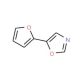 5-Fur-2-yl-1,3-oxazole (CAS 70380-67-5) - chemical structure image