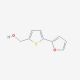 (5-Fur-2-ylthiophen-2-yl)methanol - chemical structure image