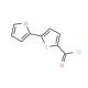 5-Fur-2-ylthiophene-2-carbonyl chloride (CAS 868755-63-9) - chemical structure image