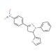 5-Furan-2-yl-3-(4-nitro-phenyl)-1-phenyl-4,5-dihydro-1H-pyrazole - chemical structure image