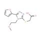 [5-Furan-2-yl-4-(2-methoxy-ethyl)-4H-[1,2,4]triazol-3-ylsulfanyl]-acetic acid - chemical structure image