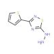 5-Hydrazino-3-thien-2-yl-1,2,4-thiadiazole (CAS 306936-74-3) - chemical structure image