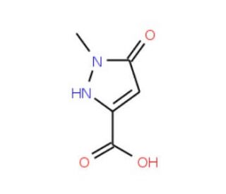 5-Hydroxy-1-methyl-1H-pyrazole-3-carboxylic acid (CAS 58364-97-9) - chemical structure image