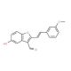 5-Hydroxy-2-(3-methoxystyryl)-1-benzofuran-3-carbaldehyde - chemical structure image