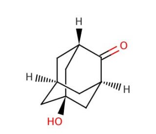 5-Hydroxy-2-adamantanone (CAS 20098-14-0) - chemical structure image
