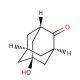 5-Hydroxy-2-adamantanone (CAS 20098-14-0) - chemical structure image