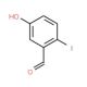 5-Hydroxy-2-iodo-benzaldehyde (CAS 50765-11-2) - chemical structure image