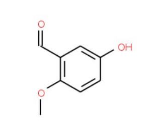 5-Hydroxy-2-methoxybenzaldehyde (CAS 35431-26-6) - chemical structure image