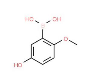 5-Hydroxy-2-methoxyphenylboronic acid (CAS 1072952-43-2) - chemical structure image