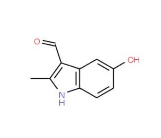 5-Hydroxy-2-methyl-1H-indole-3-carbaldehyde - chemical structure image