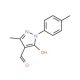 5-hydroxy-3-methyl-1-(4-methylphenyl)-1H-pyrazole-4-carbaldehyde - chemical structure image