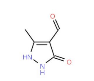 5-Hydroxy-3-methyl-1H-pyrazole-4-carbaldehyde - chemical structure image