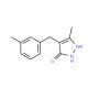 5-Hydroxy-3-methyl-4-(3-methylbenzyl)-1H-pyrazole - chemical structure image