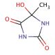 5-Hydroxy-5-methylhydantoin (CAS 10045-58-6) - chemical structure image