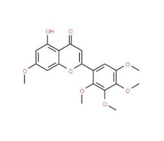 5-Hydroxy-7-methoxy-2-(2,3,4,5-tetramethoxy-phenyl)-chromen-4-one - chemical structure image