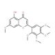 5-Hydroxy-7-methoxy-2-(2,3,4,5-tetramethoxy-phenyl)-chromen-4-one - chemical structure image