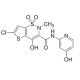 5-Hydroxy Lornoxicam (CAS 123252-96-0) - chemical structure image