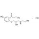 5-Hydroxy Propafenone Hydrochloride (CAS 86384-10-3) - chemical structure image