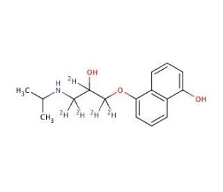 5-Hydroxy Propranolol-d5 - chemical structure image