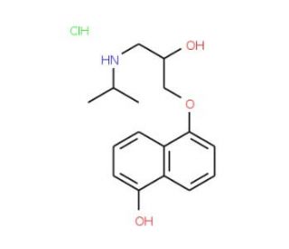 5-Hydroxy Propranolol Hydrochloride (CAS 62117-35-5) - chemical structure image