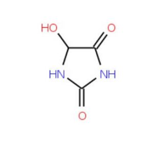 5-Hydroxyhydantoin (CAS 29410-13-7&#0;) - chemical structure image