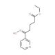 5-Hydroxyimino-5-(3-pyridyl)-pentanoic Acid Ethyl Ester - chemical structure image
